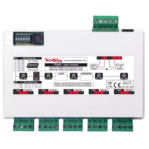 Tecnofire TF-M50-LP adressierbares Steuermodul