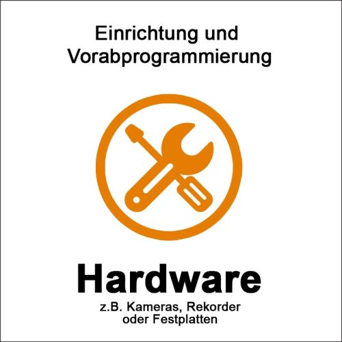 Hardware Einrichtung und Vorabprogrammierung gekaufter Produkte