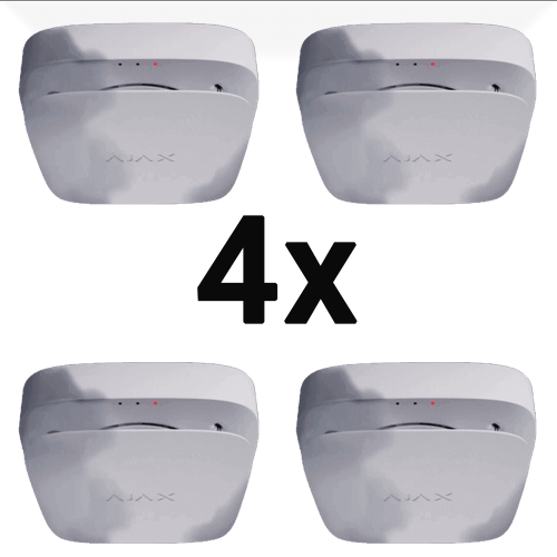 Ajax Alarmanlage Set AJ41-W Melder-Ergänzung 4x