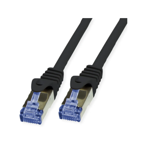 VALUE Outdoor Patchkabel Cat.6A (Class EA) S/FTP (PiMF) schwarz 30m