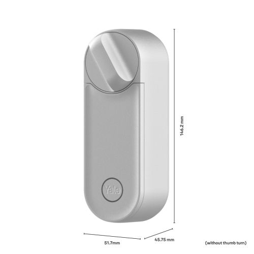 Yale Linus L2 Smart Lock silber intelligentes schlüsselloses Türschloss