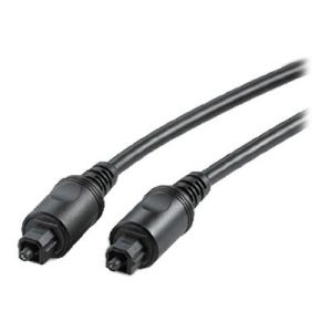 Roline - Digitales Audio-Kabel (optisch) - TOSLINK (M) bis TOSLINK (M) - 1 m - Glasfaser - Schwarz