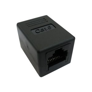 VALUE - Netzwerkkoppler - RJ-45 (W) bis RJ-45 (W) - ungeschirmt - CAT 6a - Schwarz