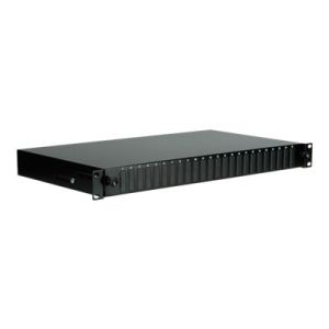 VALUE - Patch Panel - SC X 24 - Schwarz, RAL 9005 - 1U - 48.3 cm ( 19