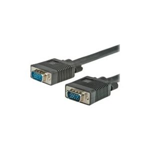 VALUE - VGA-Kabel - HD-15 (M) bis HD-15 (M) - 2 m - Daumenschrauben - Schwarz