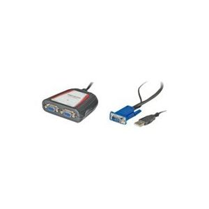 VALUE Portable VGA Video Splitter - Video-Verteiler - 2 x VGA