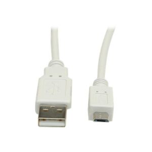VALUE - USB-Kabel - USB (M) bis Micro-USB Type B (M) - USB 2.0 - 1.8 m - weiß