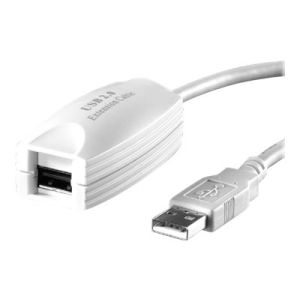 VALUE - USB-Verlängerungskabel - USB (W) bis USB (M) - USB 2.0 - 5 m - weiß