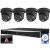 Hikvision M8 Videoüberwachungsset 4x Turret Kamera  4MP + NVR 8 Kanal + 4 TB Festplatte 