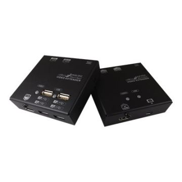 VALUE KVM Extender over Cat.6, Local and Remote Units - KVM-/USB-Extender - USB - bis zu 60 m
