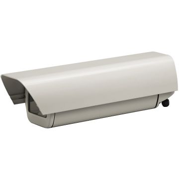 Videotec HEB32K0A000B Wetterschutzgehäuse, Sonnenschutzdach, 320mm, Standard/interne Kabelführung