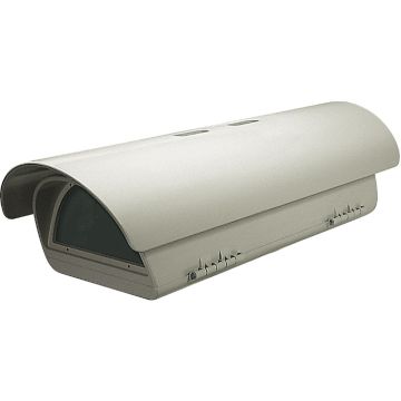 Videotec HPV36K2A000B Wetterschutzgehäuse, Sonnenschutzdach, kompakt, Heizung 12/24V, IP66/67