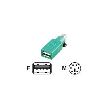 VALUE - Maus-Anschluß - USB (W) bis PS/2, 6-polig (M)