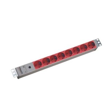 BACHMANN 19" Steckdosenleiste 8-fach 2300W IEC320 C14 Stecker