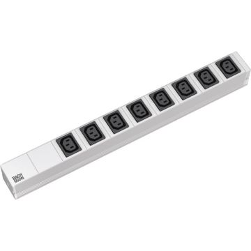 BACHMANN 19" Steckdosenleiste 8x C13 Buchse C14 Stecker
