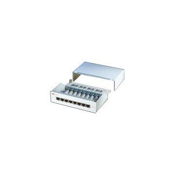 Roline - Patch Panel - Hellgrau - 8 Ports