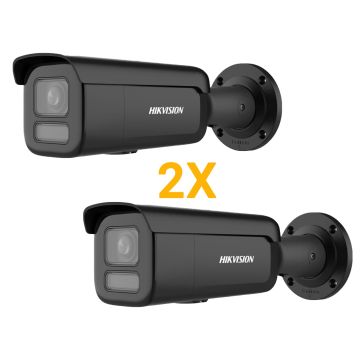 Hikvision Kameraset K5 mit 2x Bullet Kamera  4MP schwarz
