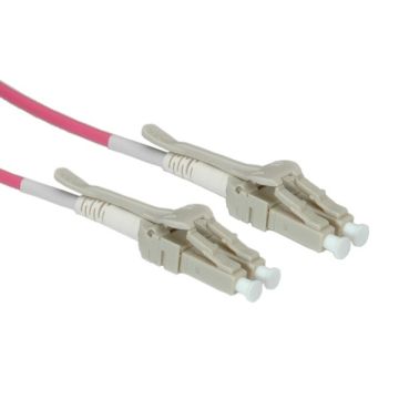 ROLINE LWL Kb.50µ OM4 LC/LC LowL DC violett 1m-20m