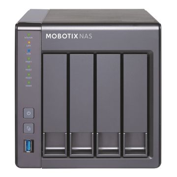 MOBOTIX Mx-S-NAS4A-16 NAS, 4 Einschüben, 16 Kanäle, max. 36TB