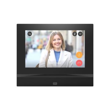 2N Netzwerk Innensprechstelle, 7" Touch Display, für 2N IP Türsprechstelle, schwarz