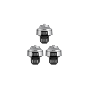 HIKVISION Überwachungskamera Set mit 3x IP PTZ Panorama Kamera iDS-2SK7184MXS-D(C5F2)(T2)