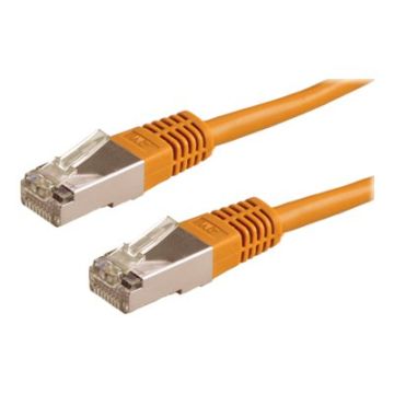 Roline - Patch-Kabel - RJ-45 (M) bis RJ-45 (M) - 1 m - Paare in Metallfolie (PiMf) - CAT 6e