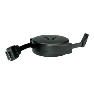 VALUE HDMI High Speed Cable with Ethernet - HDMI mit Ethernet-Verlängerungskabel - HDMI (M) bis HDMI (W) - 2 m - abgeschirmt - Schwarz