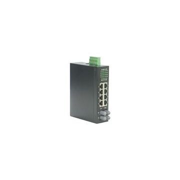 ROLINE Industrie - Switch - nicht verwaltet - 6 x 10/100 + 2 x 100Base-FX + 2 x Shared 100Base-FX - an DIN-Schiene montierbar