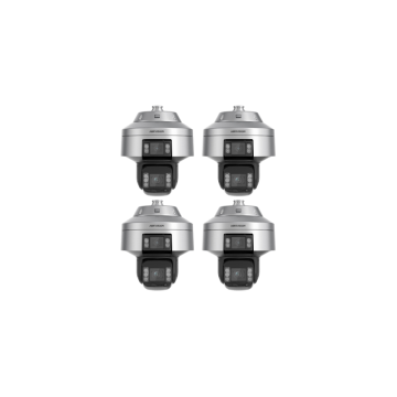 HIKVISION Überwachungskamera Set mit 4x IP PTZ Panorama Kamera iDS-2SK7184MXS-D(C5F2)(T2)