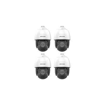 HIKVISION Überwachungskamera Set mit 4x IP PTZ Kamera DS-2DE7A232IW-AEB(T5)