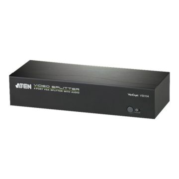 ATEN VanCryst VS0104 - Video-/Audio-Splitter - 4 x VGA/Audio - Desktop