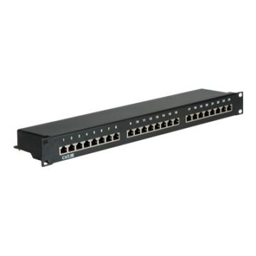 VALUE - Patch Panel - RJ-45 X 24 - Schwarz - 19"