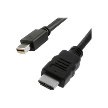 VALUE - Videokabel - DisplayPort / HDMI - HDMI (M) bis Mini DisplayPort (M) - 1 m - abgeschirmt