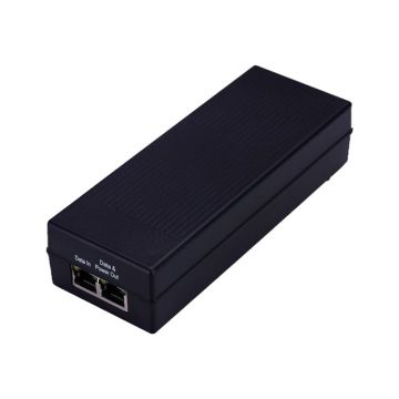 VALUE Gigabit PoE Injektor - Power Injector - AC 90-280 V - 30 Watt - Ausgangsbuchsen: 1 - Schwarz