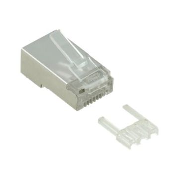 VALUE - Netzwerkanschluss - RJ-45 (M) - abgeschirmt - CAT 6e - durchsichtig (Packung mit 10)