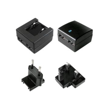 Value - Netzteil - 10 Watt - 2 A - 2 Ausgabeanschlussstellen ( USB (nur Strom) ) - Großbritannien und Nordirland, Europa