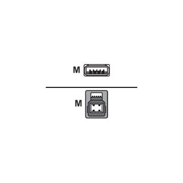 Roline Gold - USB-Kabel - USB Type B (M) bis USB Type A (M) - USB 3.0 - 80 cm