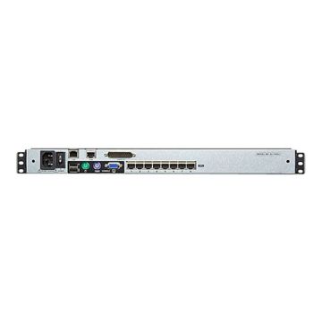 ATEN KL1508AiM - KVM-Konsole mit KVM-Switch - 8 Anschlüsse - PS/2, USB - 43.2 cm (17") - Rack
