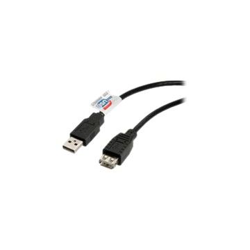 Roline - USB-Verlängerungskabel - USB Type A (M) bis USB Type A (W) - USB 3.0 - 80 cm - Schwarz