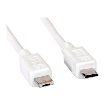 VALUE - USB-Kabel - Micro-USB Type A (M) bis Micro-USB Type B (M) - USB 2.0 - 1.8 m - geformt