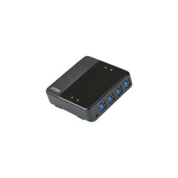 ATEN US434 - USB-Umschalter für die gemeinsame Nutzung von Peripheriegeräten - 4 x SuperSpeed USB 3.0 - Desktop