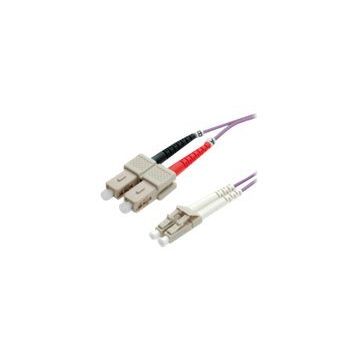 Roline LWL - Patch-Kabel - LC Multi-Mode (M) bis SC multi-mode (M) - 3 m - Glasfaser - 50/125 Mikrometer