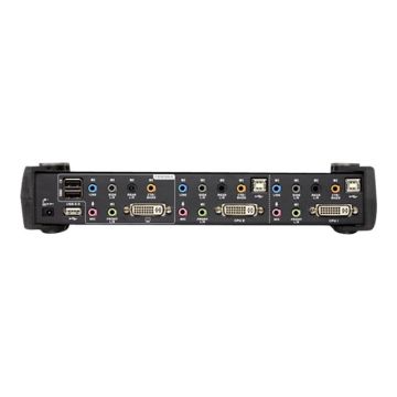 ATEN CubiQ CS1782A - KVM-/Audio-Switch - USB - 2 x KVM/Audio - 1 lokaler Benutzer - Desktop