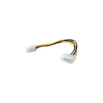 Roline - Stromkabel - 4 PIN ATX12V (W) bis interne Stromversorgung, 4-polig (M) - 15 cm
