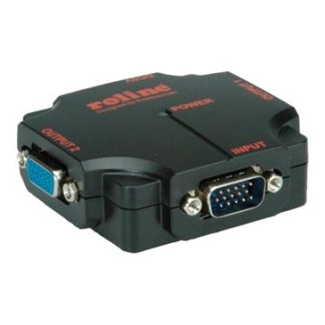 ROLINE VGA Video Splitter - Video-Verteiler - 2 x VGA