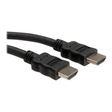 Roline - HDMI mit Ethernetkabel - HDMI (M) bis HDMI (M) - 2 m - abgeschirmt - Schwarz