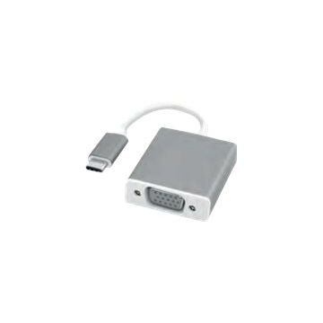 Roline - Externer Videoadapter - USB Type-C - VGA - Aluminium