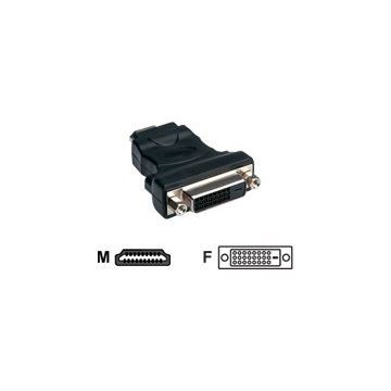 Roline - Videoanschluß - HDMI (M) bis DVI-D (W) - Schwarz