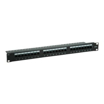 VALUE - Patch Panel - RJ-45 X 24 - Schwarz - 48.3 cm ( 19" )