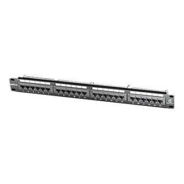 Roline - Patch Panel - Schwarz - 19" - 24 Ports